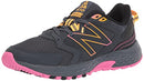 WT410CG7 NEW BALANCE WOMEN'S 410 V7 TRAIL RUNNING GRAY/PINK/ORANGE SIZE 9.5 - Like New
