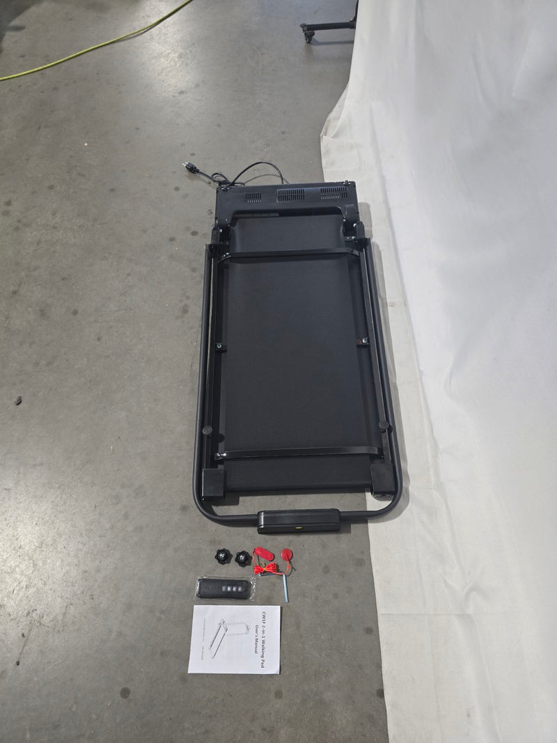 GENERIC CW1F 2-IN-1 WALKING PAD TREADMILLS MAX 300 LBS SPEED - BLACK/RED - Like New
