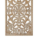 Deco 79 Floral Wood Wall Decor Intricately Carved Wall Art B09V93T93V - Brown - Brand New