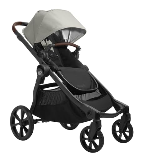 BABY JOGGER CITY SELECT 2 SINGLE-TO-DOUBLE MODULAR STROLLER - FROSTED IVORY - Like New