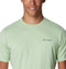 COLUMBIA Men's Tech Trail Crew Neck II Sage Leaf Heather M - Brand New