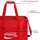 Coca-Cola Tote Bag, 40 Can Capacity Portable Beverage Cooler with Shoulder Strap - Like New