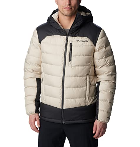 1930241 COLUMBIA MEN'S AUTUMN PARK DOWN HOODED JACKET DARK STONE/SHARK MEDIUM - Brand New