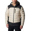 1930241 COLUMBIA MEN'S AUTUMN PARK DOWN HOODED JACKET DARK STONE/SHARK MEDIUM - Brand New