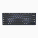 BRYDGE C-TYPE WIRELESS BLUETOOTH/USB WIRED DESKTOP KEYBOARD - MIDNIGHT BLUE Like New