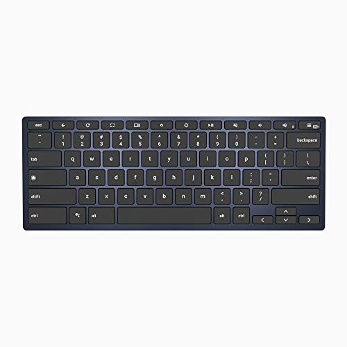 BRYDGE C-TYPE WIRELESS BLUETOOTH/USB WIRED DESKTOP KEYBOARD - MIDNIGHT BLUE Like New