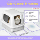 PetsWorld Universal Fit Cat Pad Refills for Litter Box, 200 Pack - Fresh Scent - Brand New