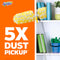 SWIFFER DUSTER KIT 6 FT SUPER EXTENDABLE HANDLE HEAVY DUTY 8 REFILLS - YELLOW - Like New