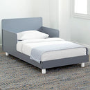 DELTA CHILDREN GAP GAPKIDS TODDLER BED GREENGUARD GOLD SIZE: FULL - GREY/WHITE - Like New