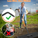 YACONA LAWN LEVELING RAKE, 30" X 10" HEAVY DUTY GARDEN LEVELER TOOL - BLACK - Like New