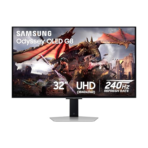 SAMSUNG 32” ODYSSEY OLED G8 SERIES 4K UHD 240HZ 0.03MS - Scratch & Dent