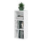 FURINNO LUDER BOOKCASE BOOK STORAGE 3-TIER 11003WH - WHITE - Like New