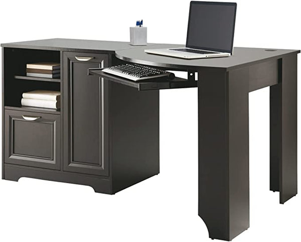 Realspace Magellan 60"W Corner Desk 411545 - Espresso - Like New