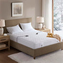 Beautyrest Cotton Blend Heated Mattress Pad Secure Comfort Technology White - Brand New