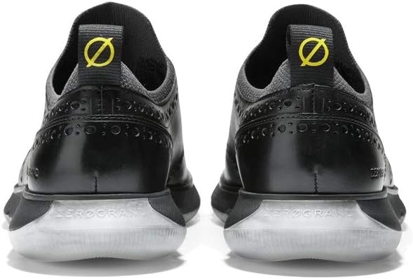 COLEHAAN MENS 4.ZEROGRAND OXFORD - SIZE: MEN 10.5W (AU/UK M9.5) - BLACK/BLACK - Like New