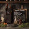 ASTERCOOK KITCHEN KNIFE SET WITH BUILT-IN SHARPENER, 15 PIECE, BLACK/ORANGE - Like New