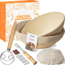 KIKCOIN BANNETON BREAD PROOFING BASKET 2PC, 9" & 10" ROUND - KPB01 - Like New