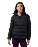 32 DEGREES WOMEN'S LIGHTWEIGHT RECYCLED POLY-FILL PACKABLE JACKET WOMEN XS BLACK - Like New