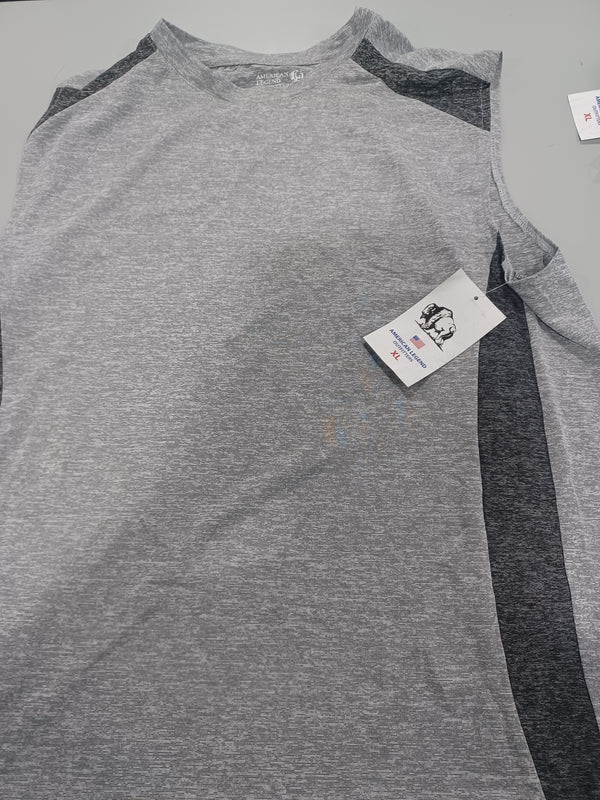 AMERICAN LENGEND OUTTFITTERS  MEN'S MUSCLE T-SHIRT TOP - SIZE XL - LIGHT GRAY - Brand New