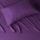 Amazon Basics 3 Piece Lightweight Super Soft Easy Care Microfiber Bed Sheet Set - Brand New