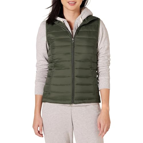 AMAZON ESSENTIALS WOMEN'S LIGHTWEIGHT WATER-RESISTANT PACKABLE PUFFER VEST - 2XL - Brand New