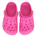 CROCS UNISEX-CHILD BAYA CLOGS SIZE: YOUTH 3 LITTLE KID - ELECTRIC PINK - Brand New