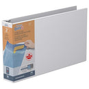 QuickFit 94030 Ledger D-Ring Binder, White, 2" - Brand New
