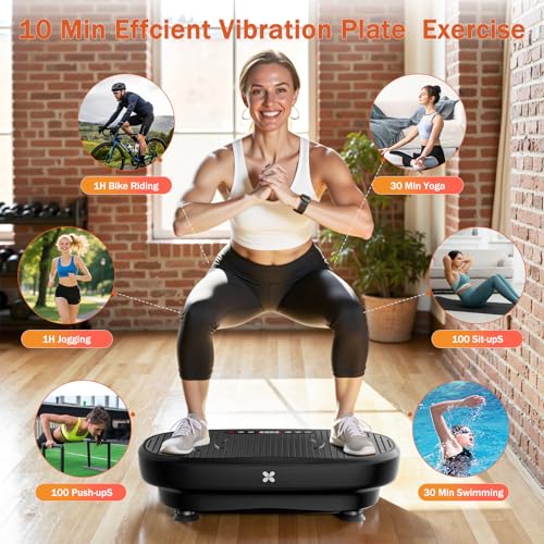 CITXMOTI VIBRATION PLATE EXERCISE MACHINE CITXMOTI-001 - BLACK - Like New