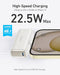 ANKER IPHONE 16 PORTABLE CHARGER NANO POWER BANK, 5000MAH, 22.5W, A1653 - White Like New