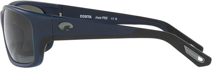 Costa Del Mar Jose Pro Rectangular Sunglasses - Gray Polarized/MIDNIGHT BLUE - Like New