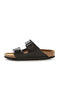BIRKENSTOCK UNISEX ARIZONA BIRKO-FLOR NARROW SANDALS MEN 5/LADIES 7 BLACK - Brand New