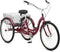 Schwinn Meridian Adult Tricycle 26" Wheels, Basket, 1-Speed S4002 - Black Cherry Like New