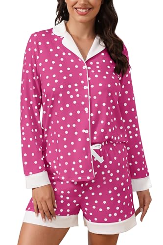 Button Down Pajama Sets Women Two-Piece Satin Silk Pjs Sets Loungewear - Brand New