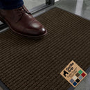 GORILLA GRIP Traffic Guard Door Mat, Indoor Outdoor Heavy Duty Doormat Rugs - Brand New