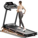 RENESTAR TREADMILLS FOR HOME TREADMILL WITH 0-15% AUTO INCLINE FOLDING TREADMILL - Like New