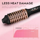 CINOSTAR HEATED ROUND BRUSH FOR BLOWOUT LOOK VOLUMIZER 1.5 INCH STYLER TOOL - Like New