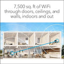 NETGEAR Orbi Tri-band Mesh Wi-Fi 6 Router AX6000 RNK853-100NAS 3 PACK - WHITE Like New