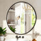 XRAMFY 30 Inch Round Mirror, Matte Black Circular, Easy Install - Black - Like New