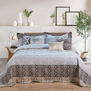 Decorate Your Bedroom Style Home Soft Things 9pc King Bedspread Set Sage/Teal - Brand New