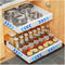 YFXCVSL Pull Out Cabinet Organizer 2Pack Expandable(12.6''-20.5'') - White - Brand New