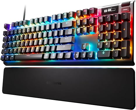 SteelSeries Apex Pro HyperMagnetic Adjustable Gaming Keyboard 64626 - Black Like New
