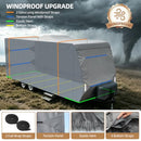 Leader Accessories Travel Trailer RV Cover Windproof Extra Thick Camper Cover - Brand New