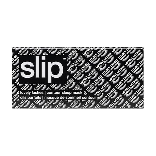 2445377 SLIP CONTOUR SLEEP MASK | 100% PURE MULBERRY SILK, ULTRA SOFT - BLACK - Brand New