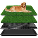 VKMUOI 23.6 x 35.4 in Dog Grass Pad with Tray Pet Training Pads - Scratch & Dent