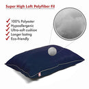 Majestic Pet 46x35 Inch Washable Dog Bed - Navy Blue - Brand New