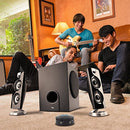 Cyber Acoustics CA-3602a 62W Desktop Speaker Subwoofer Perfect 2.1 Gaming - Brand New