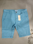 BARN SWALLOW NEW YORK CHINO SHORTS 100% COTTON - SIZE: MEN L - ETHEREAL BLUE - Like New