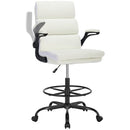 AMSEATEC DRAFTING CHAIR TALL OFFICE CHAIR WITH FOOTREST FOR STANDING DESK - Like New