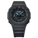 CASIO GA-2100-1A2ER BLUE RESIN DIGITAL QUARTZ MAN WATCH STAINLESS STEEL/BLUE - Brand New