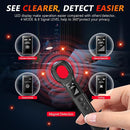 LONGYI HIDDEN CAMERA DETECTOR 4 MODE 8 LEVELS 0.96" HD LED - BLACK/RED - Like New